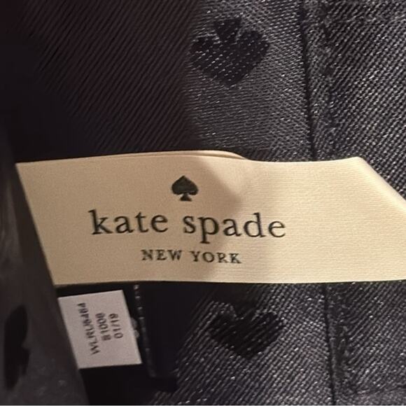 NWT Kate Spade Jackson Half Moon Wristlet Black - Picture 5 of 6